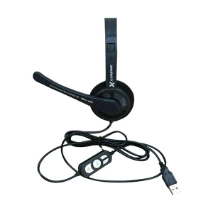 Xtreme XHP-100U Black Wired Multimedia Headphone