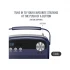 Saregama Carvaan Lite - Tamil - (3000 Song, Bluetooth, Radio) Royal Blue Portable Music Player (No Warranty)