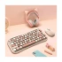 T-wolf TF660 Pink Wireless (Dual Mode) Keyboard & Mouse Combo