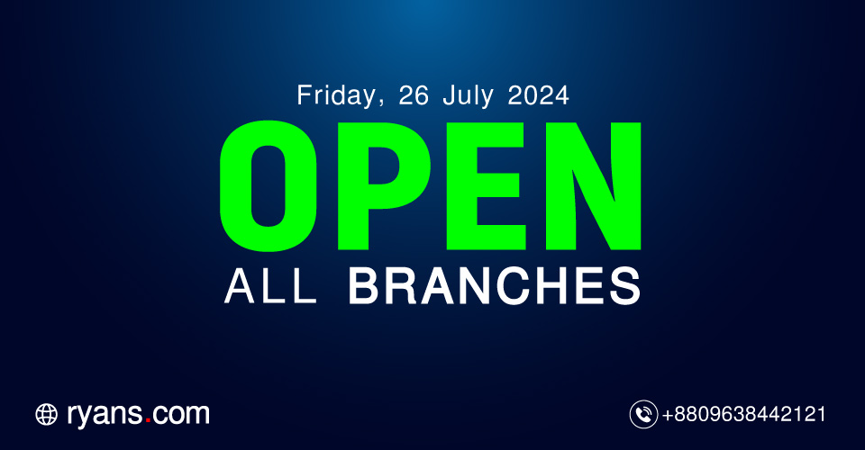 All branch open 26 July